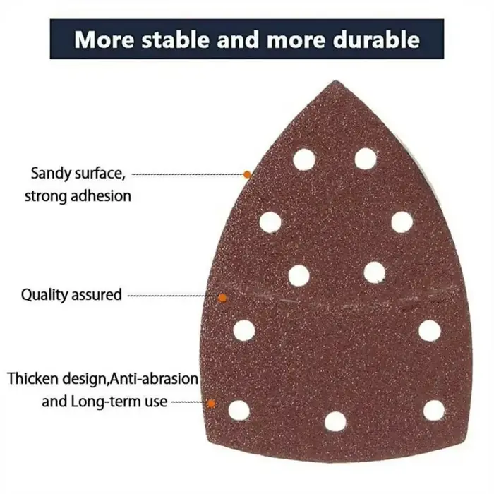 20 feuilles abrasives pour ponceuse Bosch PSM 100A