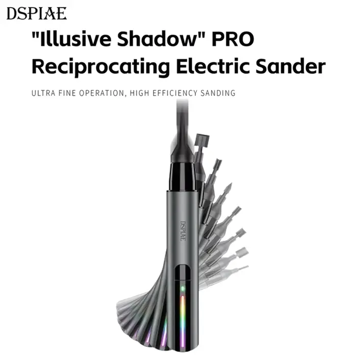 DSPIAE ES-A PRO ponceuse électrique alternative améliorée "Illusive Shadow" PRO pour l'assemblage de modèles Gundam outils de stylo de meulage de loisirs
