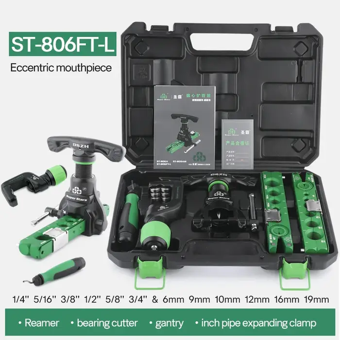 DSZH ST-R806FT 806A Cuivre Tuyau Expander Set Climatiseur MeaccelerReamer Flare Outil