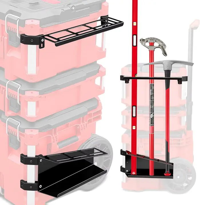 Support de montage horizontal pour organisateur d'outils compatible avec les boîtes à outils Milwauk