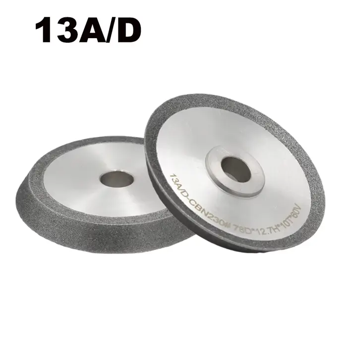 MR 20G 78-125mm CBN meule SDC cercle de meulage 230 grain meuleuse pour carbure métal tungstène acier fraise