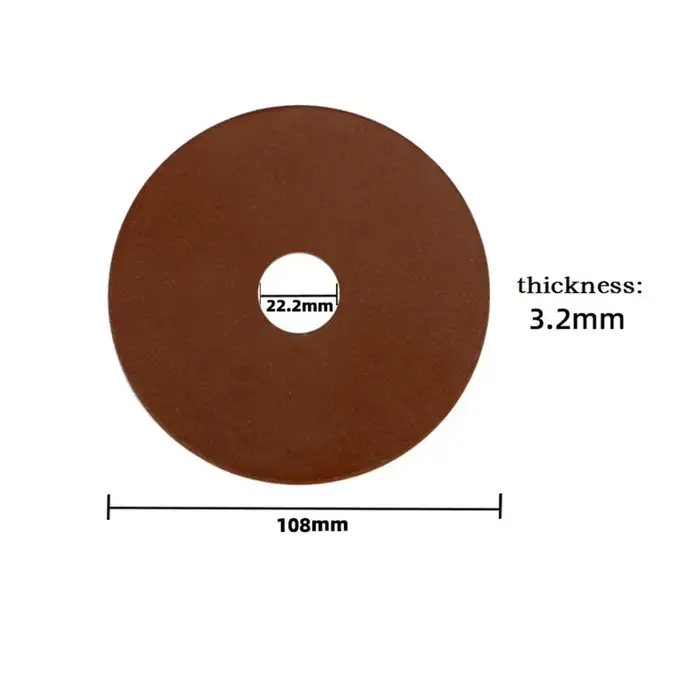 3 pièces meule disque de ponçage 108*3.2*22mm roue d'affûtage pour tronçonneuse aiguiseur meuleuse polissage 3/8 "404 outils de chaîne