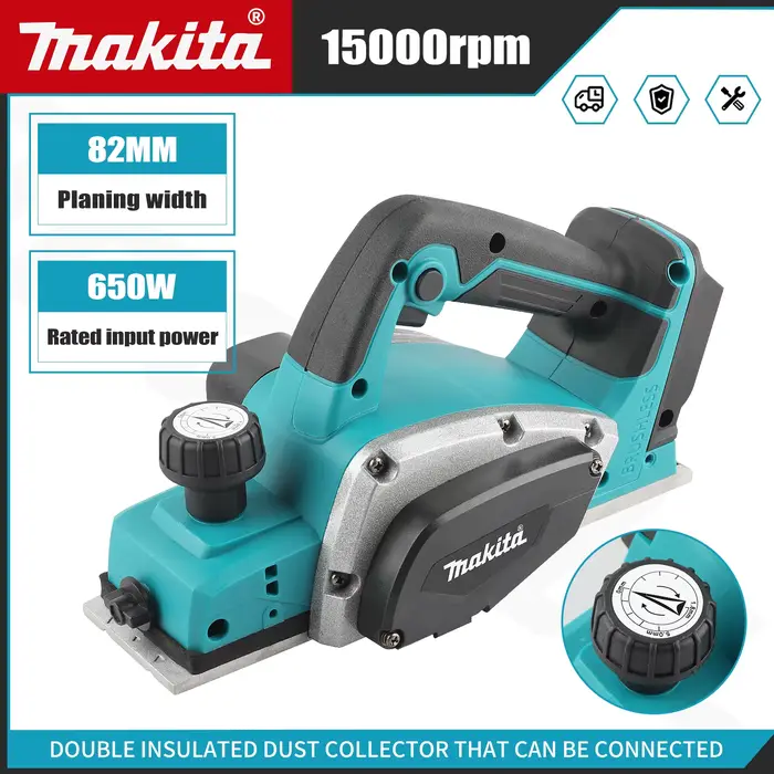 Makita – raboteuse électrique: largeur de rabotage de 82mm