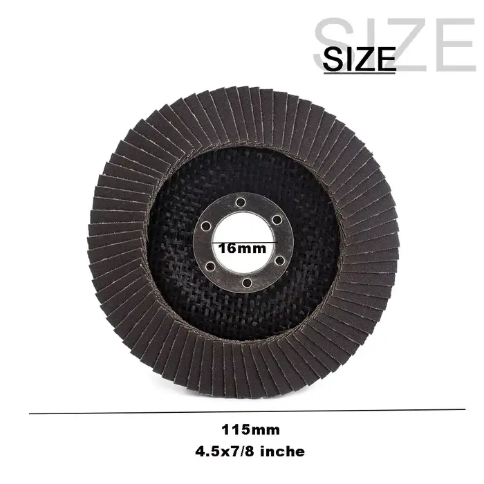 /05/2019 de Ponçage pour Meuleuse d'Angle, 115mm, 12, 80, 120, 240, 320 Grain, pour Calcul du Métal,
