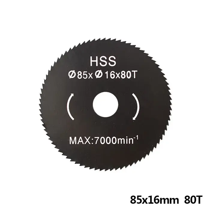 CMCP 85mm HSS lame de scie circulaire 44-80 dents Mini