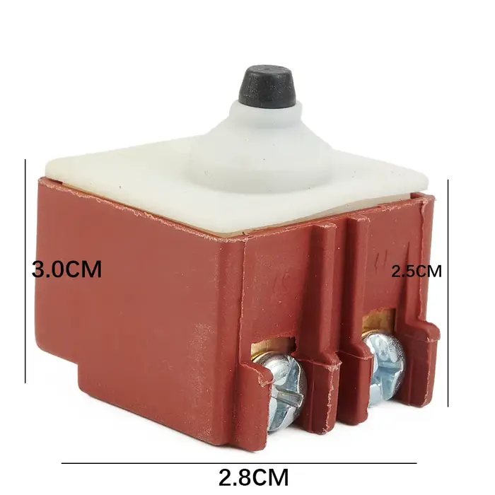 1pc interrupteur de meuleuse d'angle pour Bosch GWS67100 commutateur d'outil électrique Compatible DPST pas de bouton