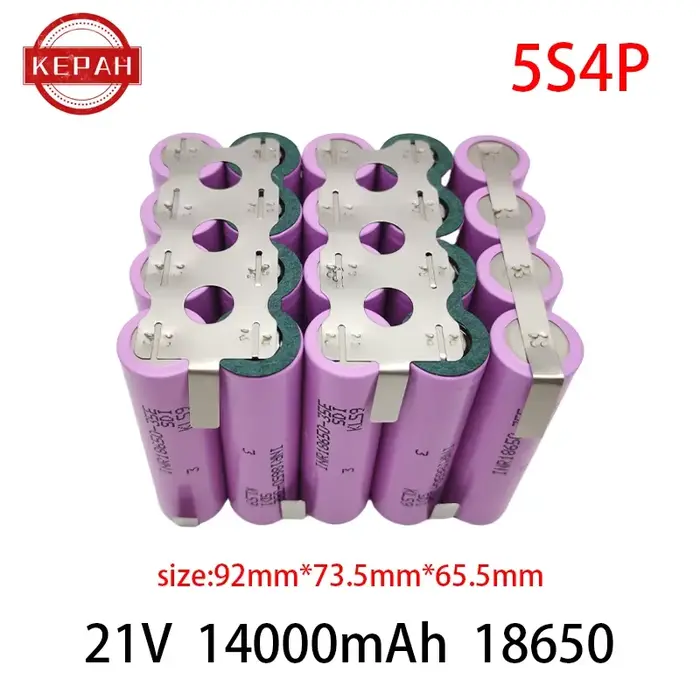 Batterie Personnalisée 5S2P 5S3P 5S4P 6S2P 8.4V 3.7V 10.8V 16.8V 18V 25.2V 18650 35E
