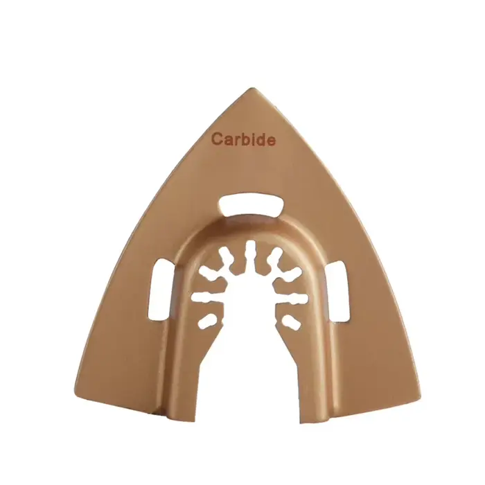 6 pièces oscillant Multitool Triangle carbure râpe lame de scie