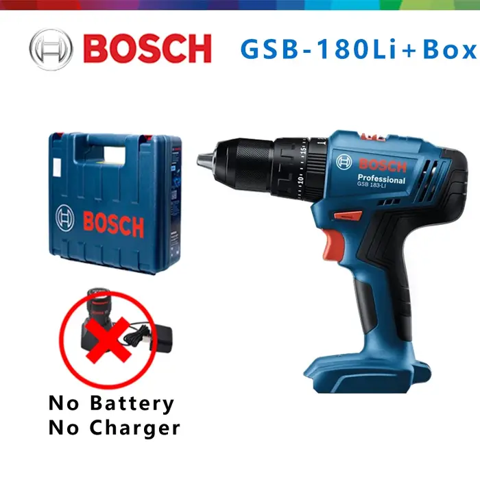 BOSCH GSR183 Li perceuse électrique sans brosse 18V pilote domestique