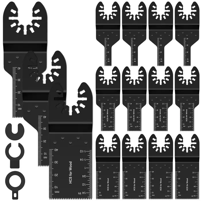 Lames d'outils multiples à dégagement rapide