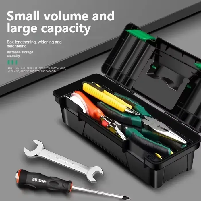 Mallette à outils de 10 pouces avec boîte de rangement amovible