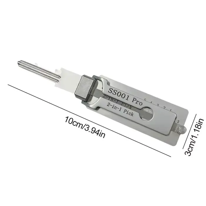 Outils de serrurier 2-en-1 SS001 pour Lishi Yale