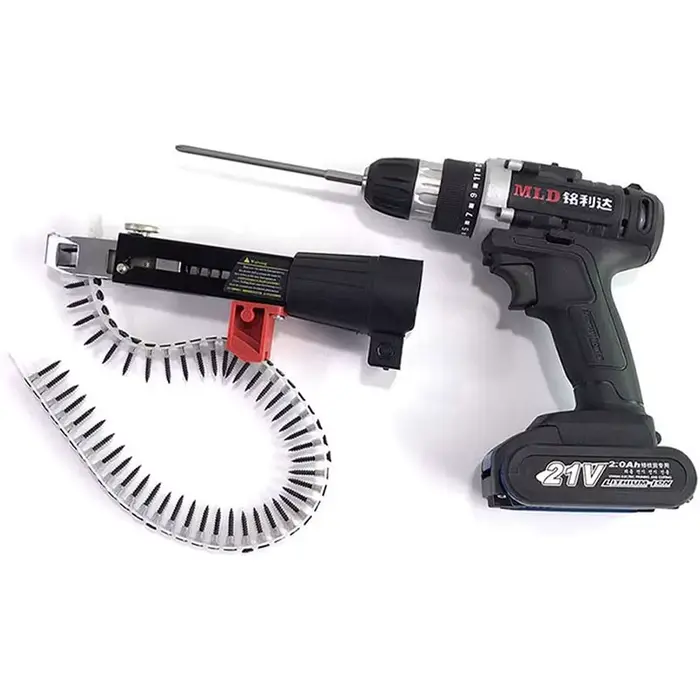 Vis automatique pointe chaîne clou Gu-n adaptateur vis Gu-n pour perceuse électrique vis