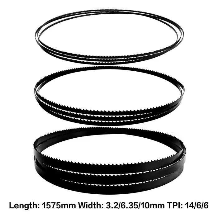 TASP Lot de 3 lames de scie à ruban de 1575 mm