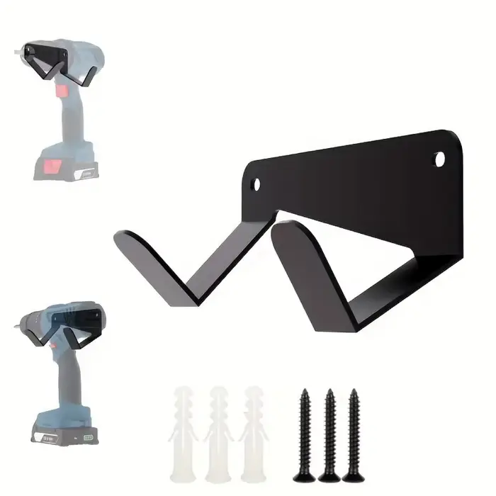 Support métallique pour outils électriques mural