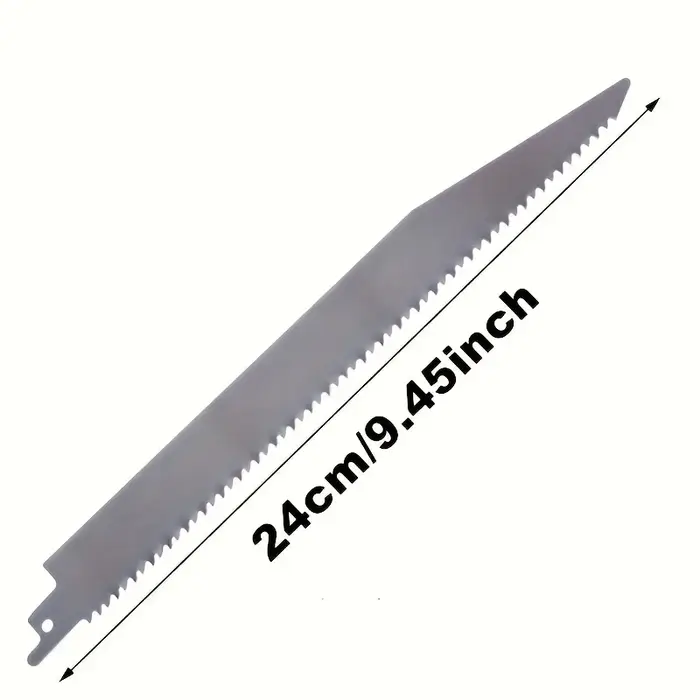 Lame de scie à dents de requin, coupe multimaterial 6TPI pour l'acier/bois/bambou, 1 pièce |   Convi