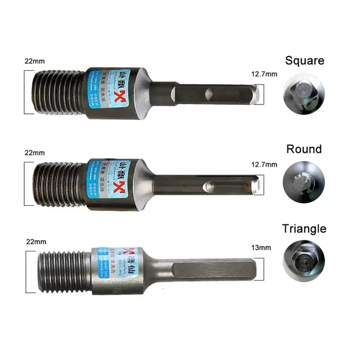Adaptateur de forets M22 pour marteau électrique, convertisseur de perceuse électrique, adaptateur d