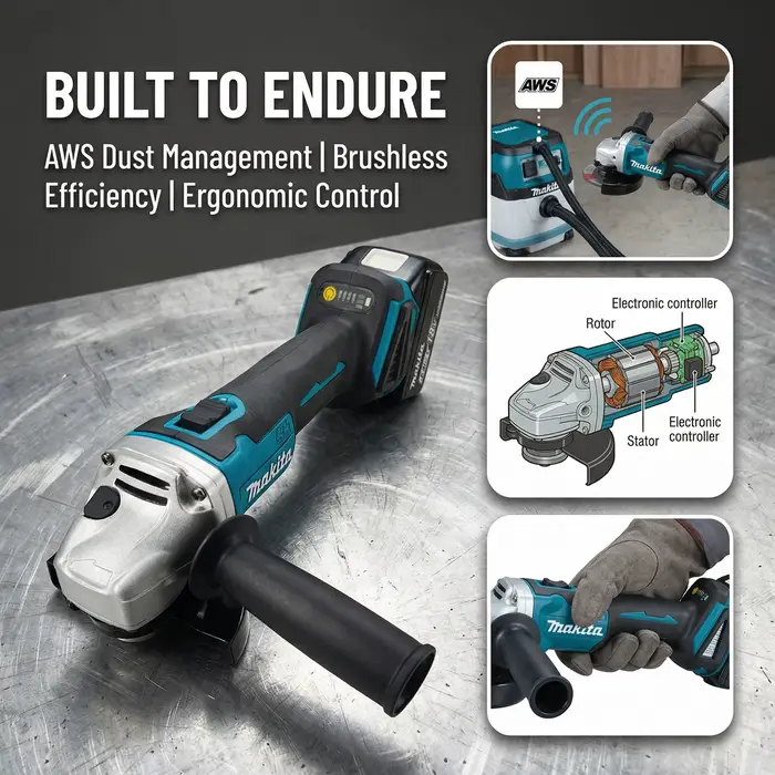 Meuleuse d'angle sans fil MAKITA DGA404 18V