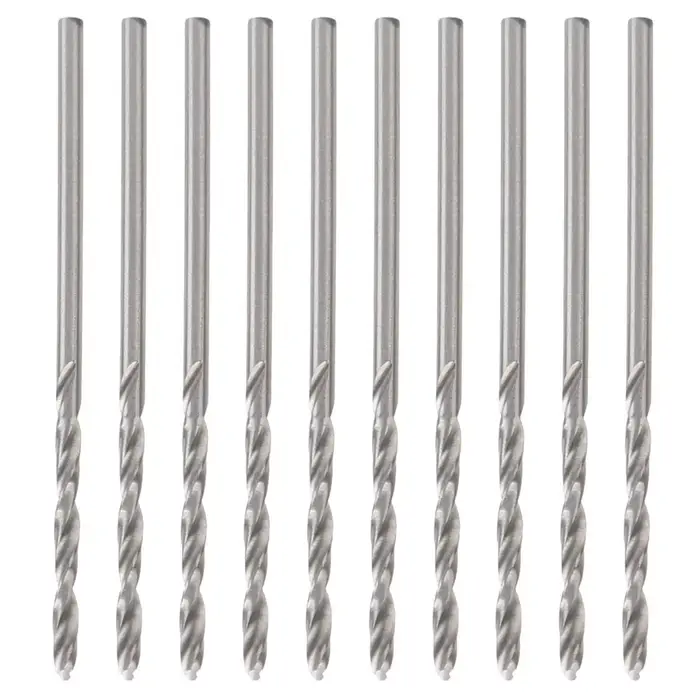 Foret hélicoïdal de 1,75 mm de diamètre, entièrement affûté, extra long, micro-forets en acier rapide, longueur 46 mm