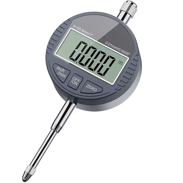 Jauge de plage 0-12.7mm/0.5 "0-25.4mm/1", indicateur à cadran numérique, outil de précision 0.01mm/0