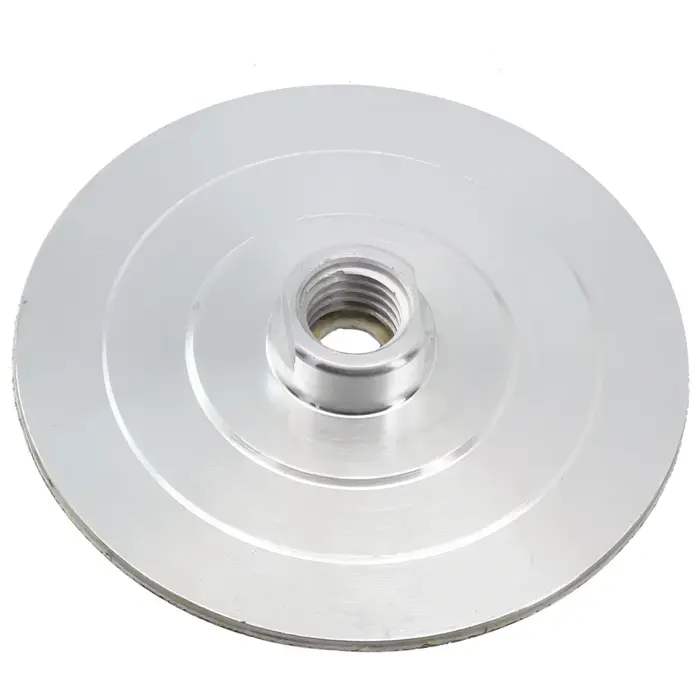 Tampon de polissage diamant 3/4 pouces, support de Base en aluminium, tige de connecteur filetée M14