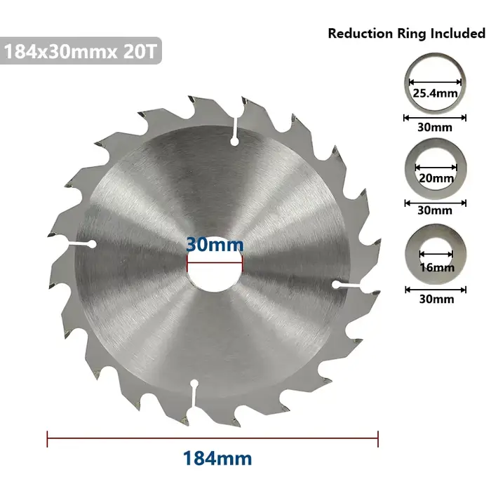 XCAN lame de scie circulaire lame de scie à pointe en carbure pour la coupe du bois TCT disque de co