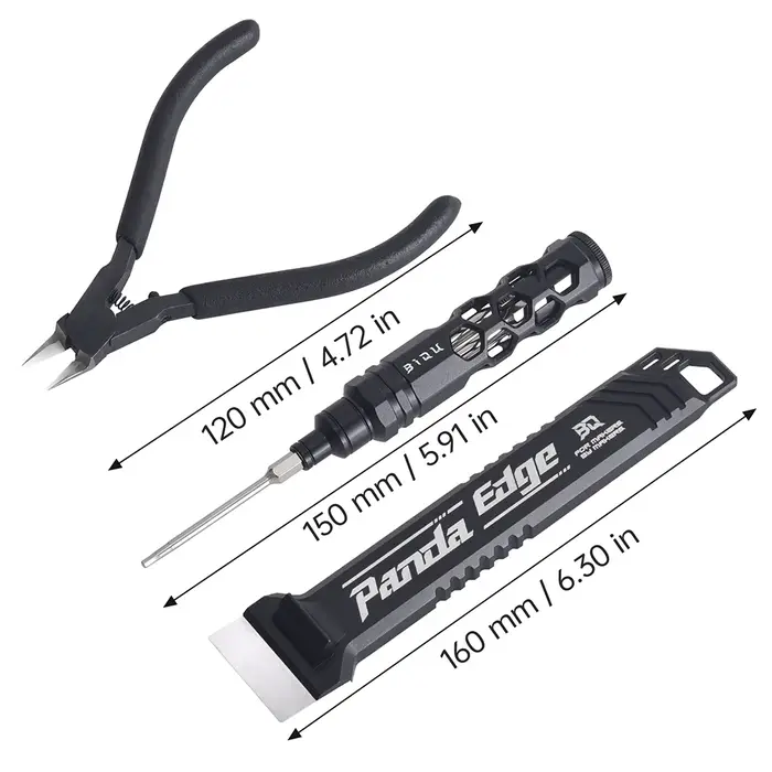 BIQU Sidekick Kit d'outils Tournevis multifonctionnel 5 en 1 Lames de sol de précision légères tranchantes pour imprimantes 3D