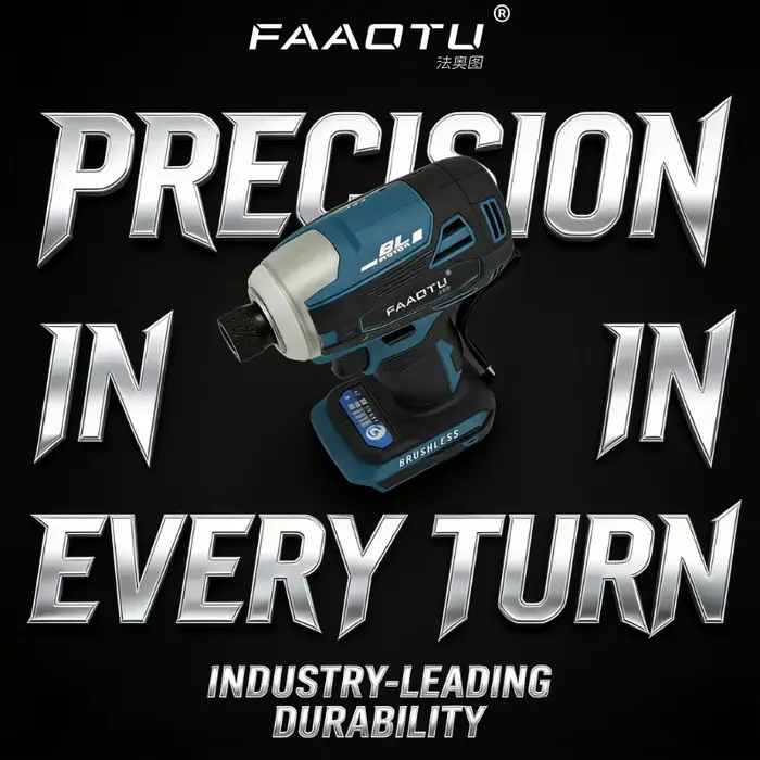 FAAOTU DTD172 Perceuse à percussion sans fil, moteur sans balais, perceuse électrique 18V pour bois, outils électriques, compatible avec la batterie MT