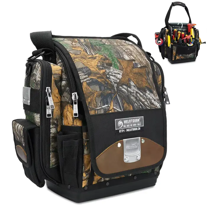 Sac à outils pour électricien, sac à outils Pro Pack 55 poches, Pro Pac, pochette à outils robuste à