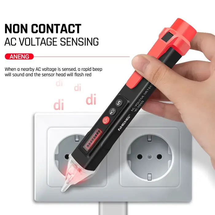 Affichage numérique détecteurs de tension ca/cc testeur intelligent sans Contact stylo mètre 12-1000V courant capteur