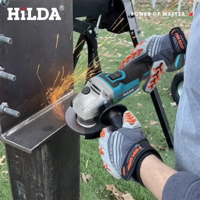 HILDA 125mm meuleuse d'angle sans brosse et brossée rectifieuse sans fil coupe 12V