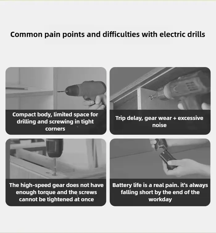 Perceuse électrique sans fil WORX 12V 50Nm 1800 tr/min Embrayage intelligent Arrêt automatique Moteur sans balais