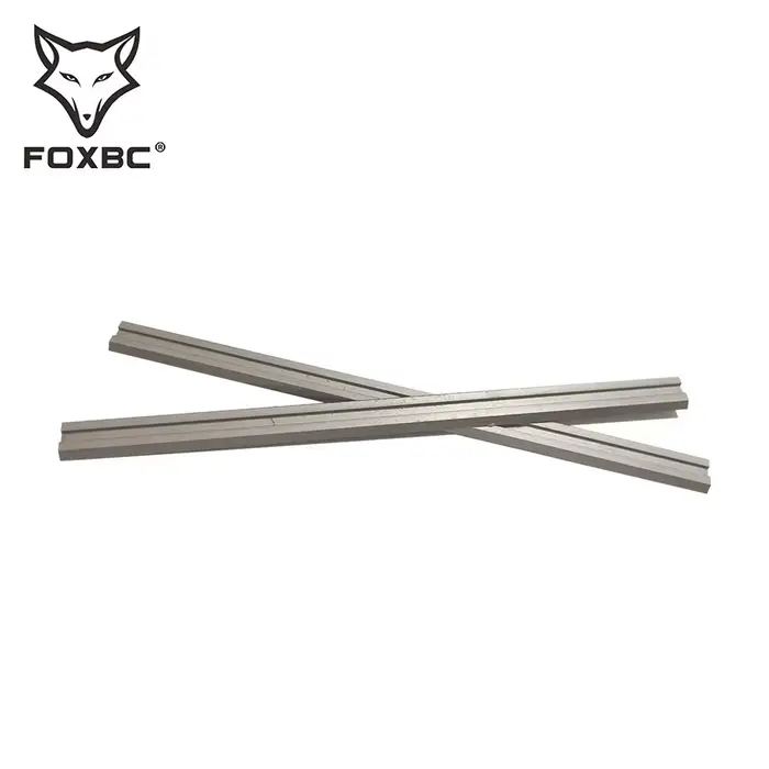 FOXBC 82mm HSS lames de raboteuse couteaux pour Bosch DeWalt Metabo Makita tendance et Elu outils électriques pour le travail du bois accessoire 3-1/4 "10 pièces