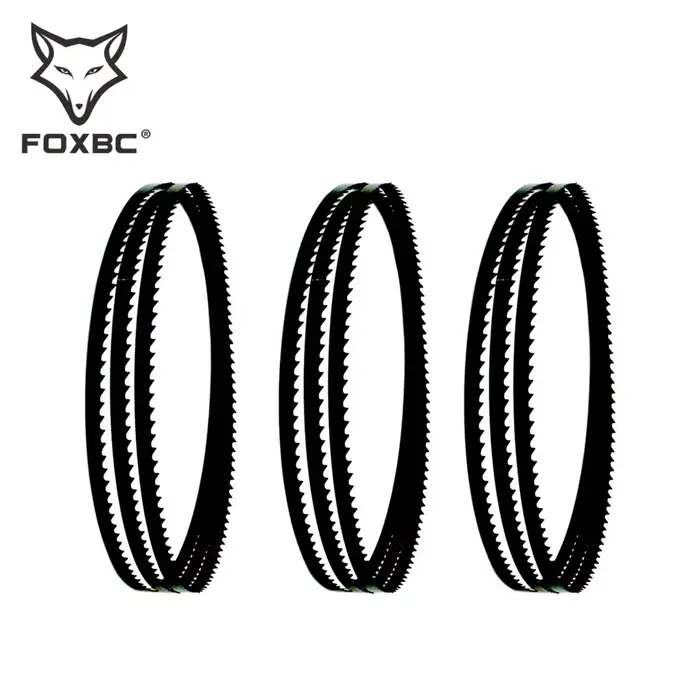 FOXBC 1712 x 12 x 0,36 mm Lames de scie à ruban 6 TPI pour Metabo BAS 260 Swift, BAS 261 Précision p