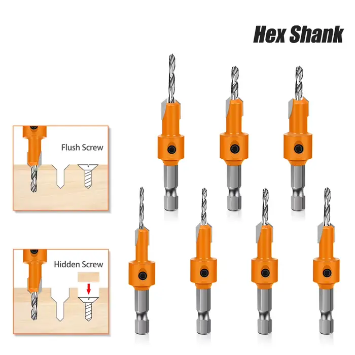 1-5 pièces 8mm tige HSS travail du bois fraise routeur Bit vis extracteur Remon démolition pour frai