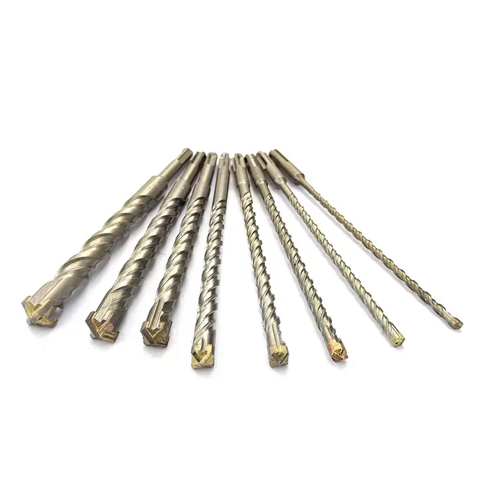 Tête de coupe transversale pour béton SDS Plus, marteau à double tarière 110mm 160mm 200mm, bloc de 