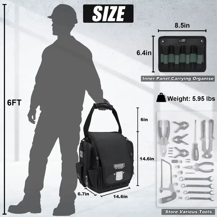 Sac à outils pour électricien