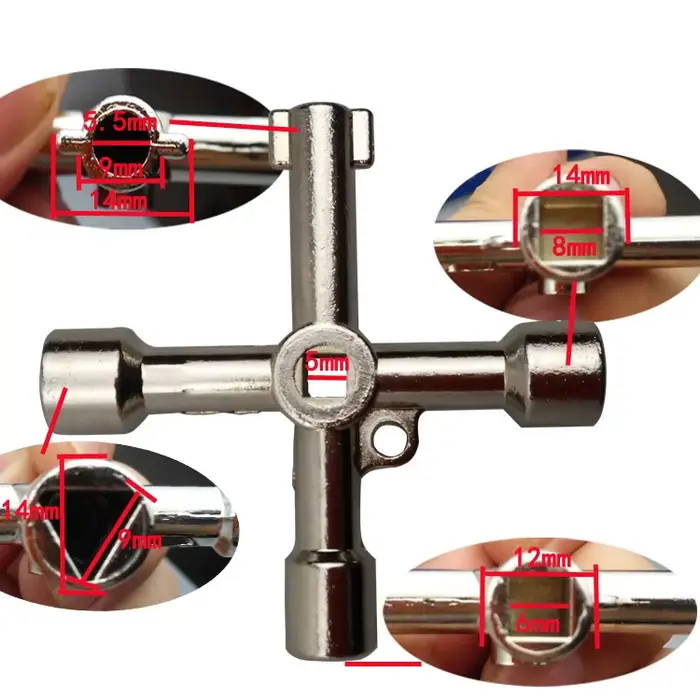 Clé multifonctionnelle 4 en 1