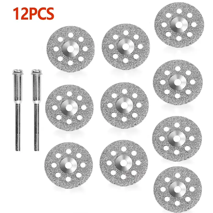 Disque de coupe de 22 mm, lame de scie circulaire avec mandrin de 3 mm, lame de coupe diamantée élec