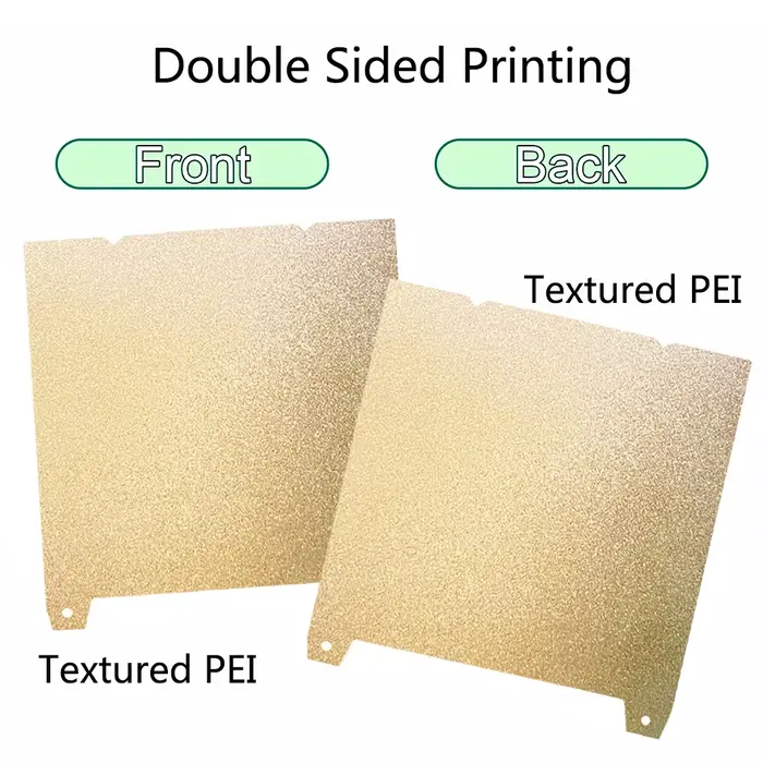 Plaque de construction PEI double face en acier à ressort 235x235mm pour Ender-3 S1 Pro/Ender 3 V3 S