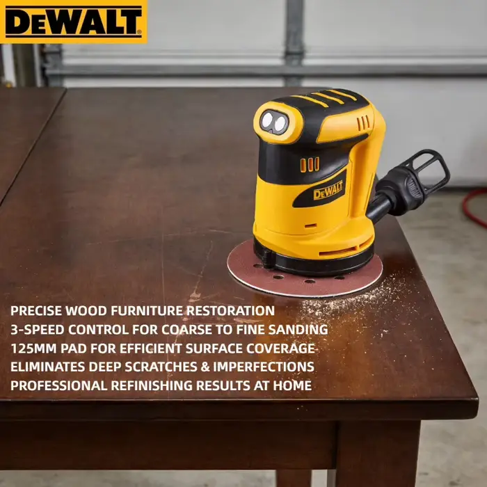 Ponceuse orbitale sans fil Dewalt 110000RPM : Outil multifonctionnel de meulage et de polissage (compatible avec les batteries 20V)