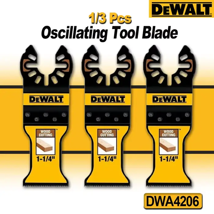 DEWALT 1/3Pc outil oscillant lame coupe rapide bois