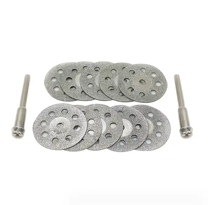 Disque de coupe Hss 12 pièces/ensemble 22mm, lame de scie circulaire, outils abrasifs de coupe en mé