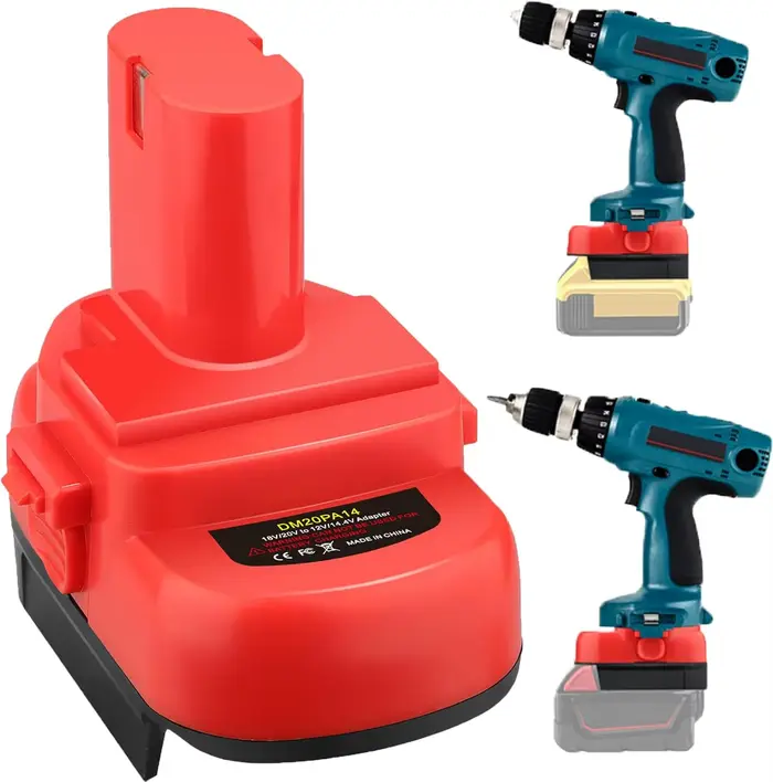 Adaptateur d'outil pour Milwaukee 18V vers Makita 12V