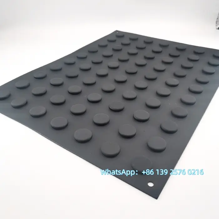 Tapis magnétique bleu antidérapant