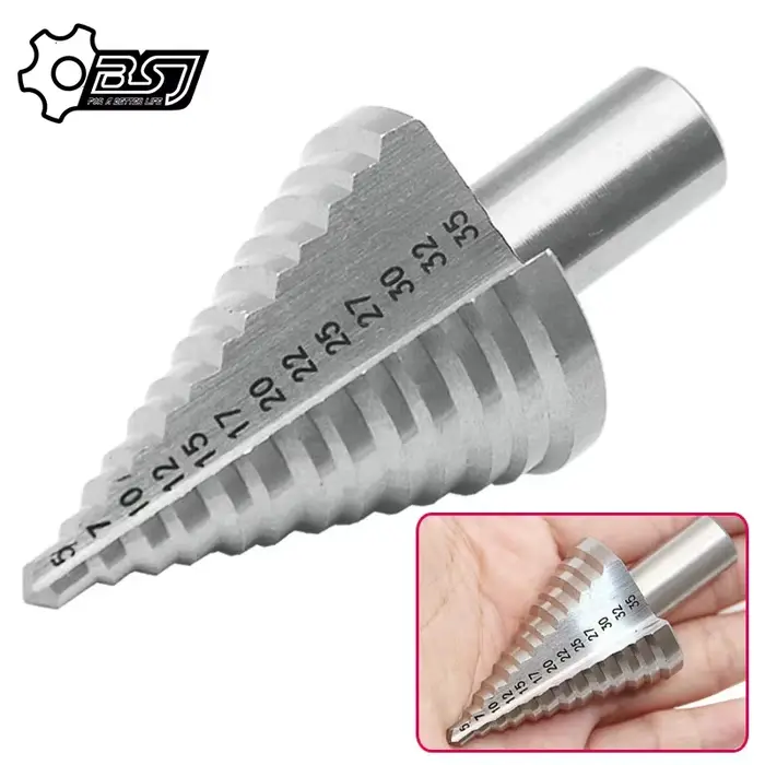 Foret étagé en acier rapide 5-35MM, foret pour bois et métal, outils électriques HSS, coupe-trou, alésoir industriel, accessoires d'outils