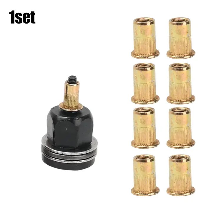 Accessoires pour outil de rivetage manuel : Tête de rivet pour fixation de plaque d'immatriculation,