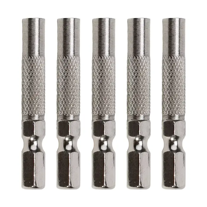 5 pièces 6.35mm 1/4 "adaptateur d'embout d'insertion au système 4mm 4 tournevis adaptateur Micro-emb