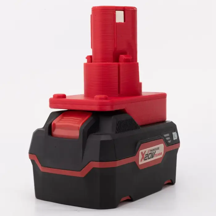 Adaptateur de batterie pour Lidl Parkside X20V vers Lidl Parkside x12v Team Series, outil électrique alternatif PAPK 12 B3 (sans batterie)