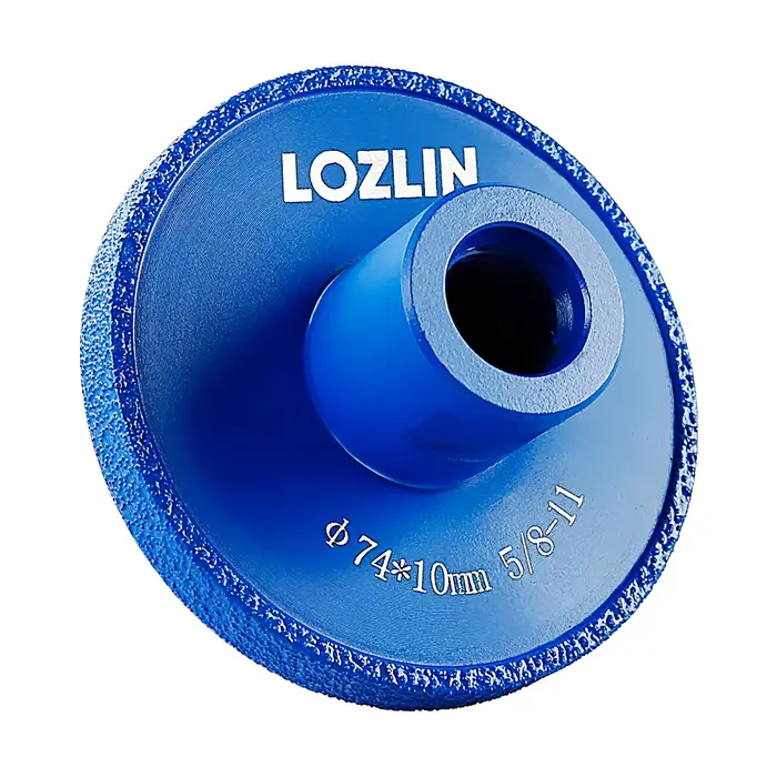 Disque de meulage à bord plat diamanté brasé LOZLIN